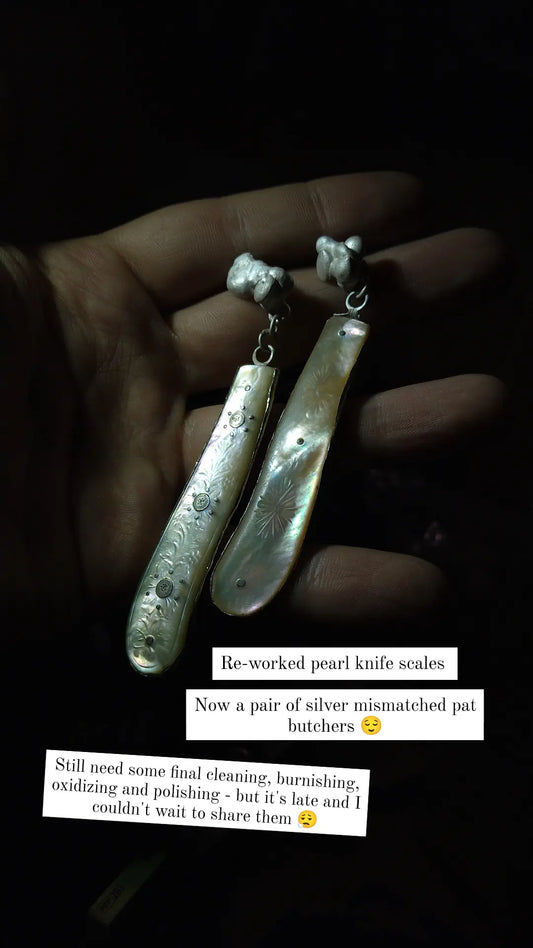 Mother of Pearl 'Pat' earrings